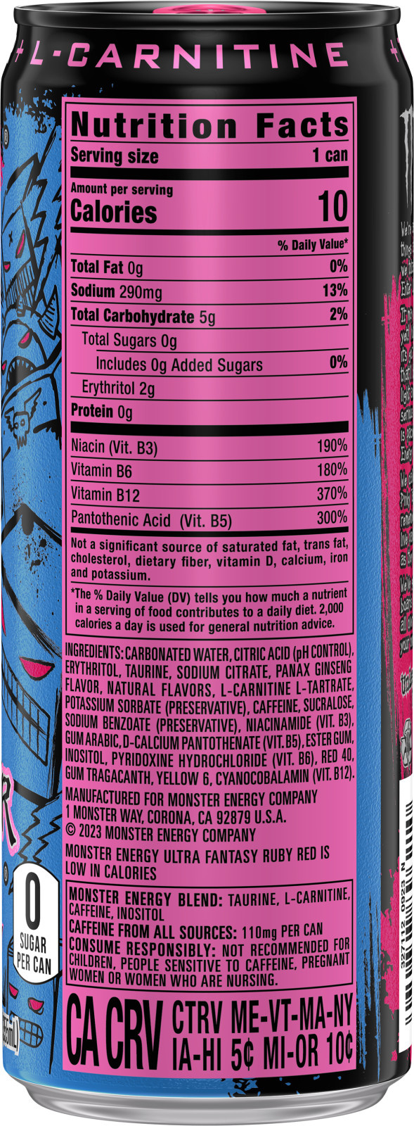 Monster Energy Ultra Fantasy Ruby Red 24/12oz | Giant Eagle
