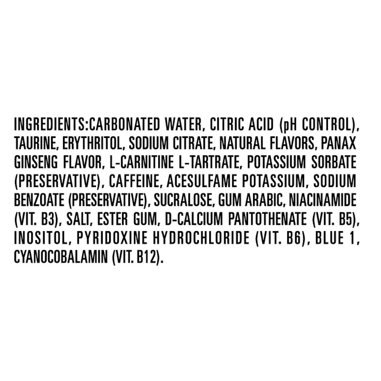how much l carnitine is in a white monster Fit Fuel Monster Energy Ultra - White