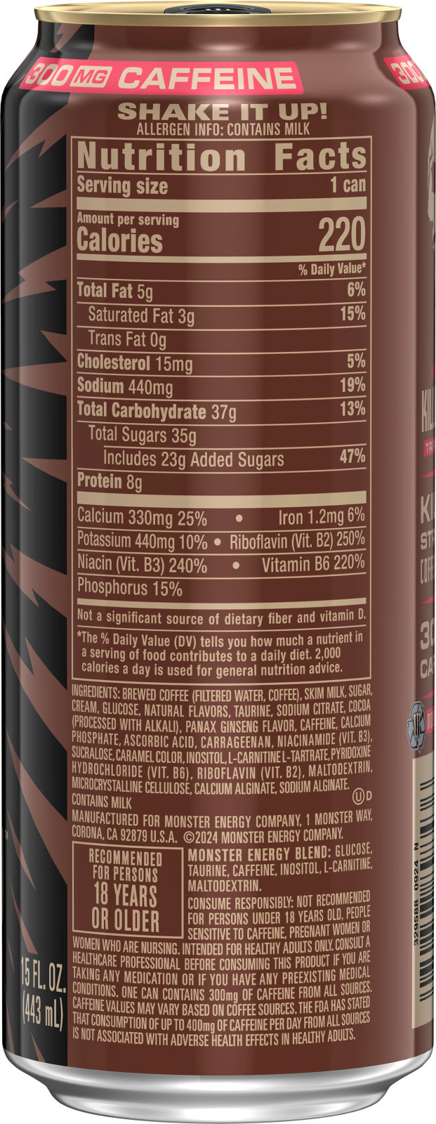 Monster Killer Brew Loca Moca 12/15oz | Giant Eagle | Because It