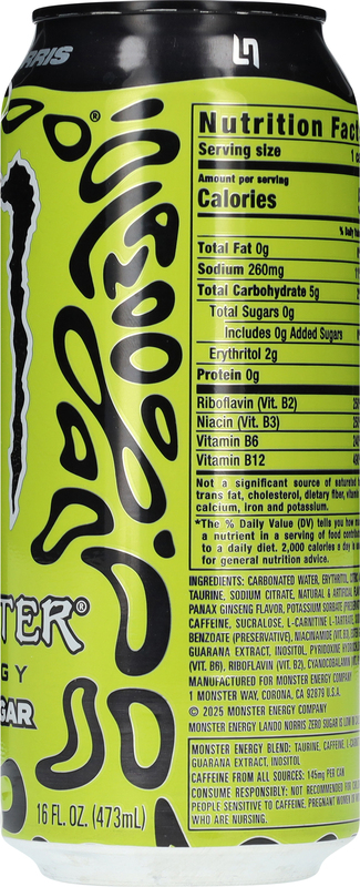 Monster Zero Sugar Lando Norris Energy Drink | Giant Eagle