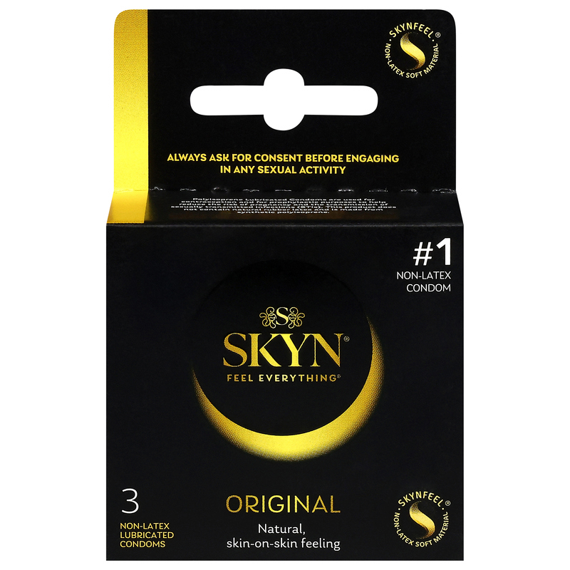 lifestyles skyn selection non latex lubricated condoms SKYN Feel Everything Non-Latex Lubricated Condoms Original main image 0