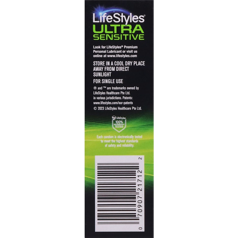 LifeStyles Condoms, Latex, Natural Rubber, Ultra Sensitive | Giant Eagle | Because It Matters | Grocery Store & Pharmacy LifeStyles Condoms, Latex, Natural Rubber, Ultra Sensitive | Giant Eagle | Because It Matters | Grocery Store & Pharmacy