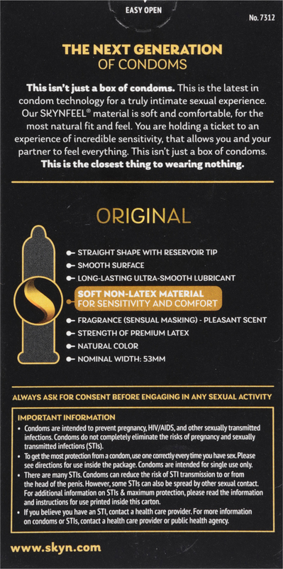 ky personal lubricant review Skyn® Elite Non-Latex Lubricated Condoms, 10 ct