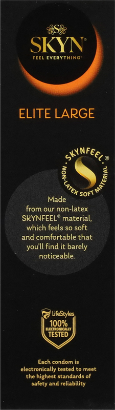 skyn lubricated condoms Buy SKYN® Elite Extra Lube Condoms, 40% more silky, smooth lubrication main image 0