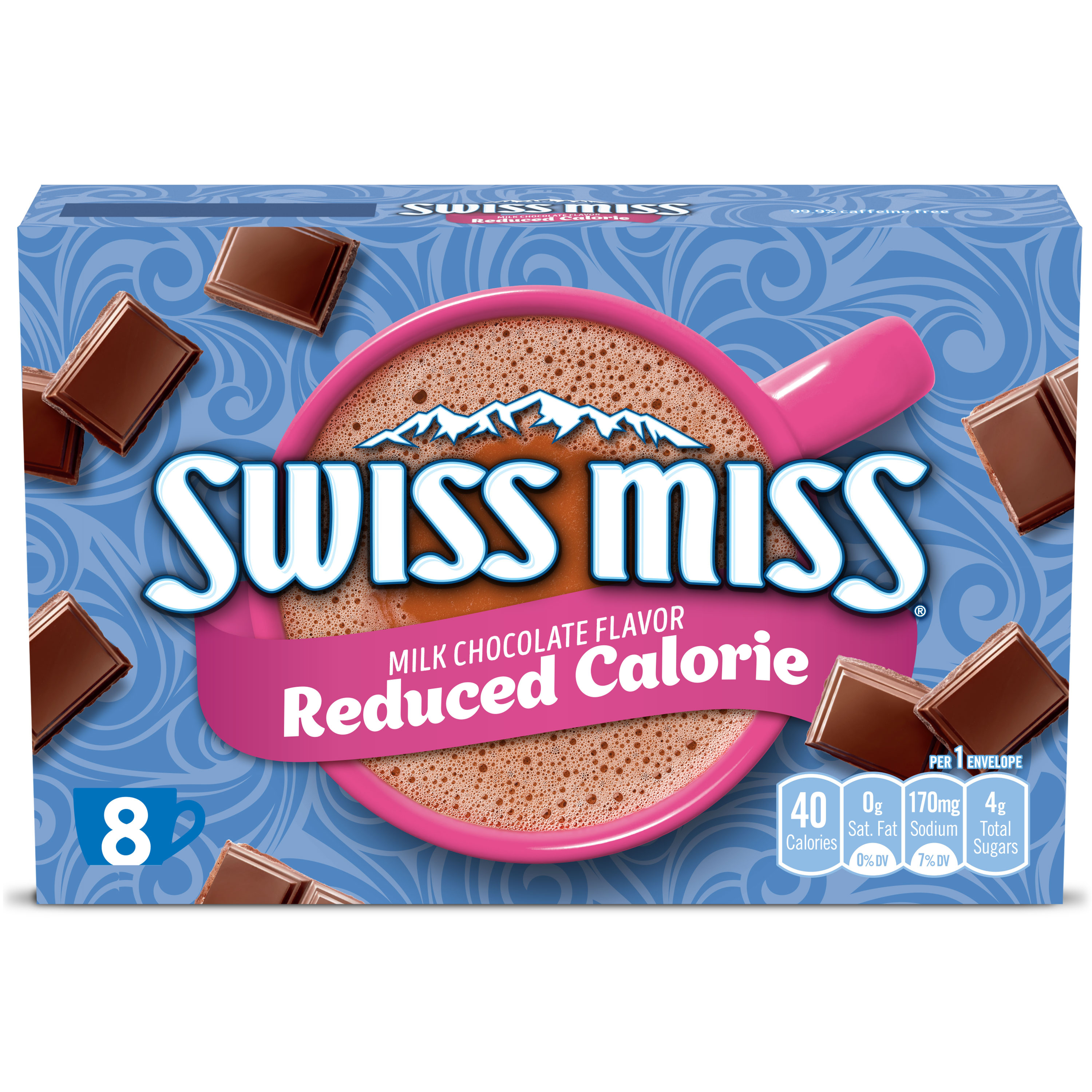 Swiss Miss Reduced Calorie Milk Chocolate Flavored Hot Cocoa Mix
