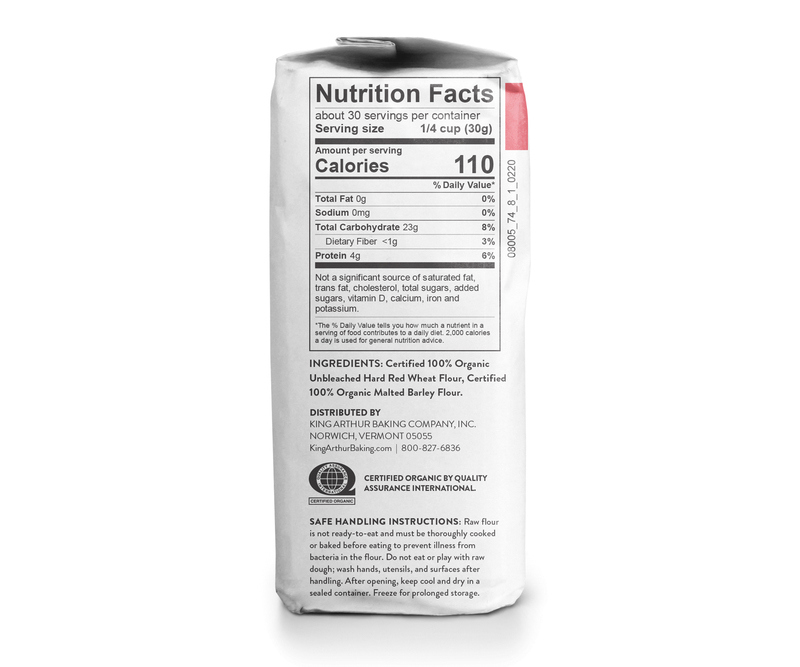 King Arthur Baking Company All-Purpose Flour, Organic, Unbleached