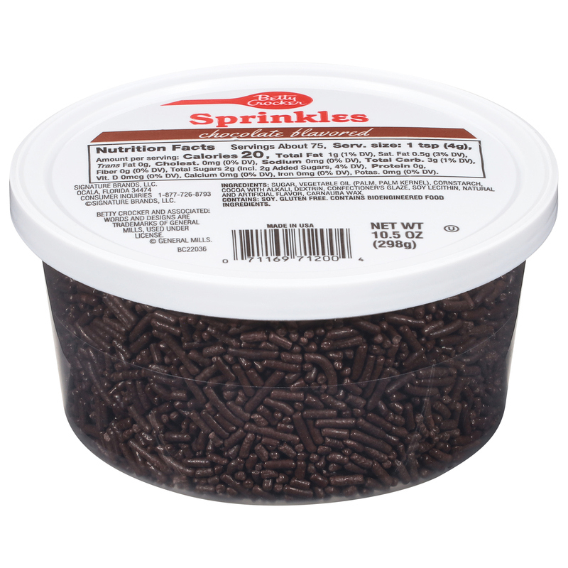 Betty Crocker Sprinkles, Chocolate Flavored | Giant Eagle