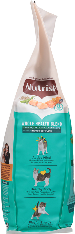 Nutrish Indoor Complete Chicken, Lentils & Salmon Recipe Dry Cat