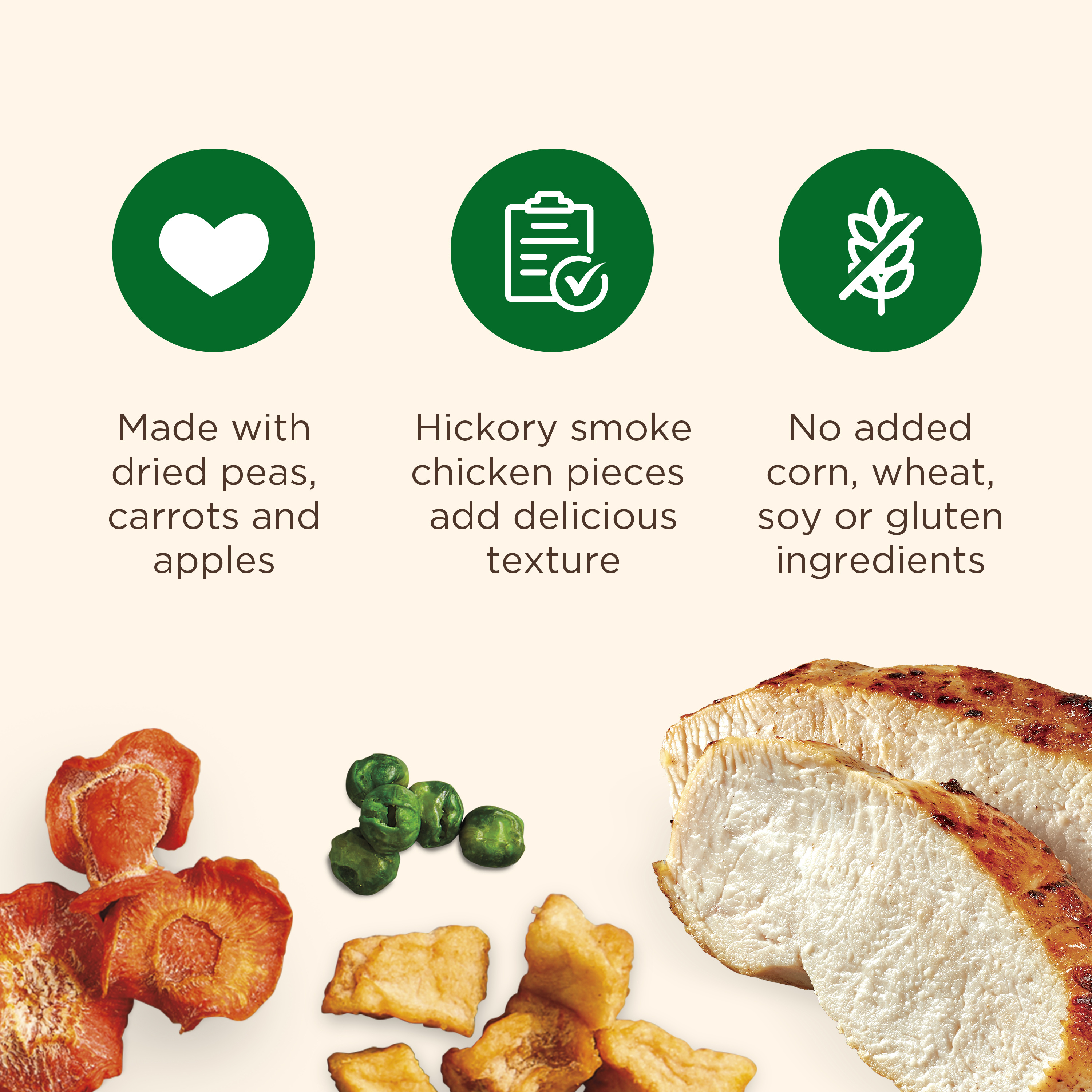 Nutrish Dish Chicken & Brown Rice Recipe with Veggie & Fruit Blend