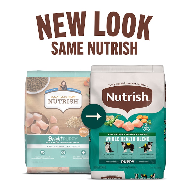 Nutrish Puppy Dry Dog Food Real Chicken Brown Rice Whole Health