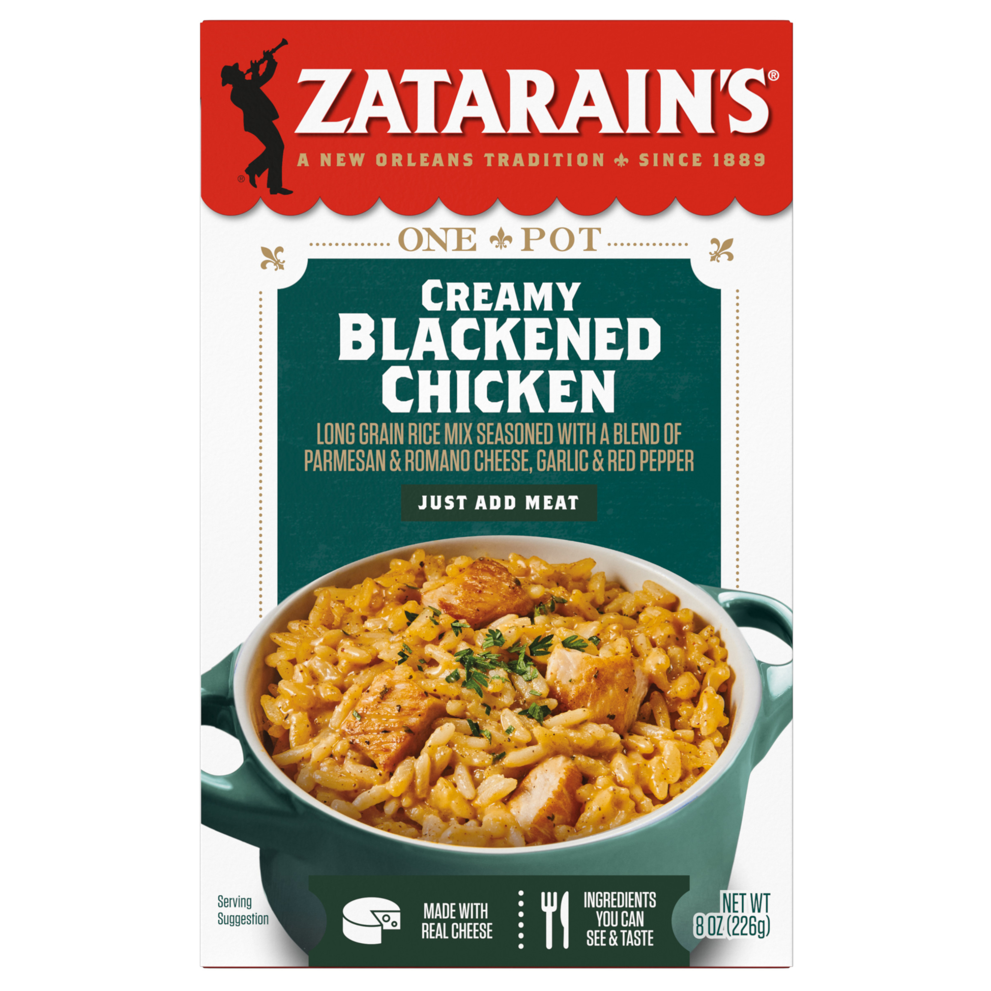 Zatarain's Creamy Blackened Chicken Rice Mix, 8.0 oz | Giant Eagle