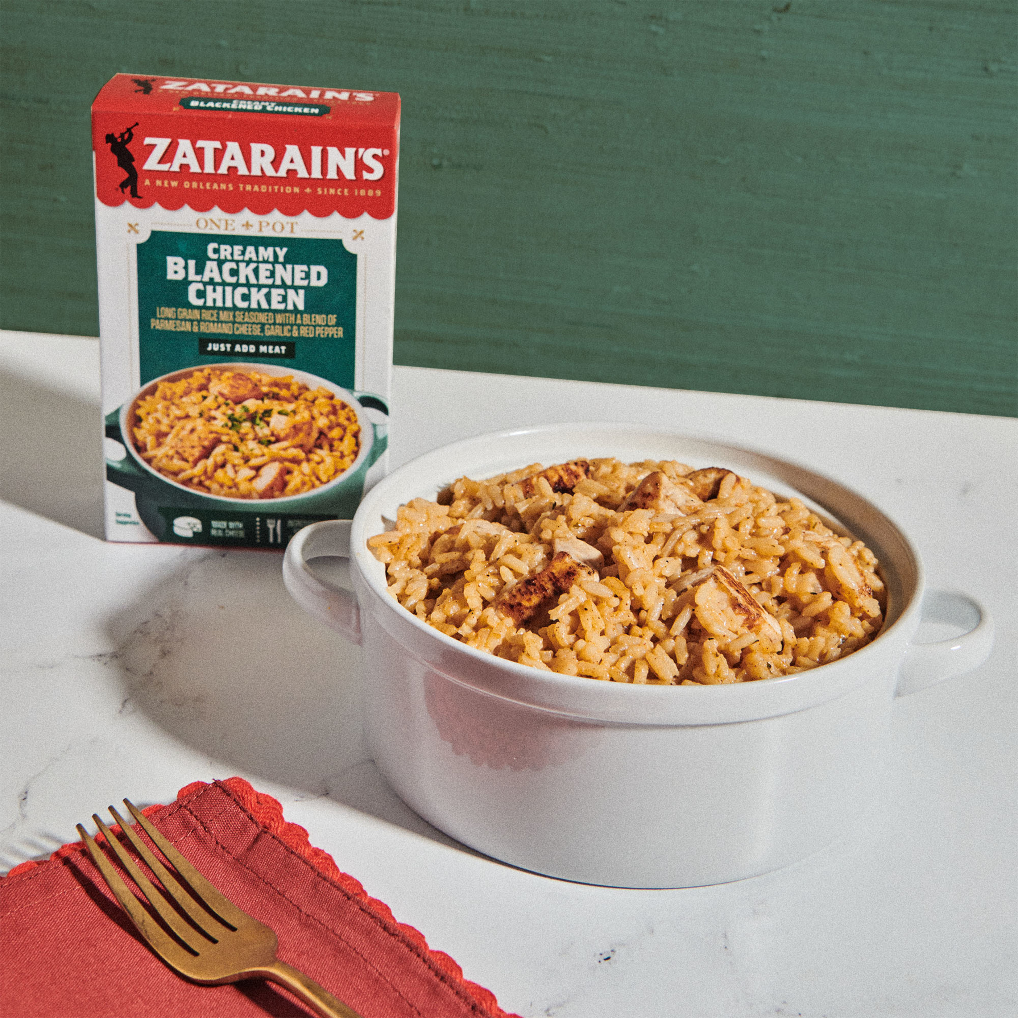 Zatarain's Rice Mix Creamy Blackened Chicken Giant Eagle