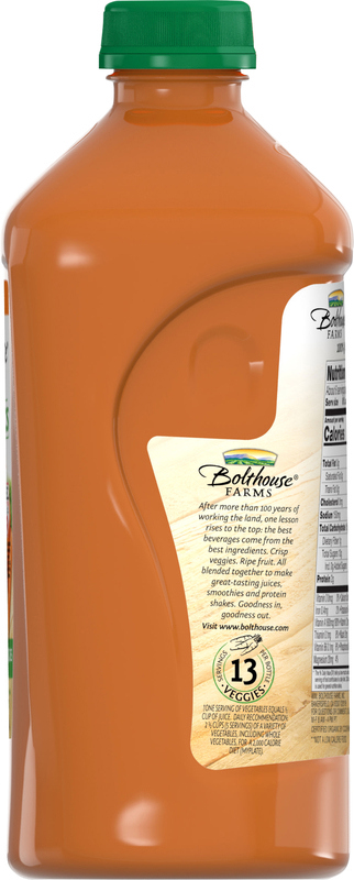 Bolthouse Farms 100% Organic Carrot Vegetable Juice, 52 oz Giant
