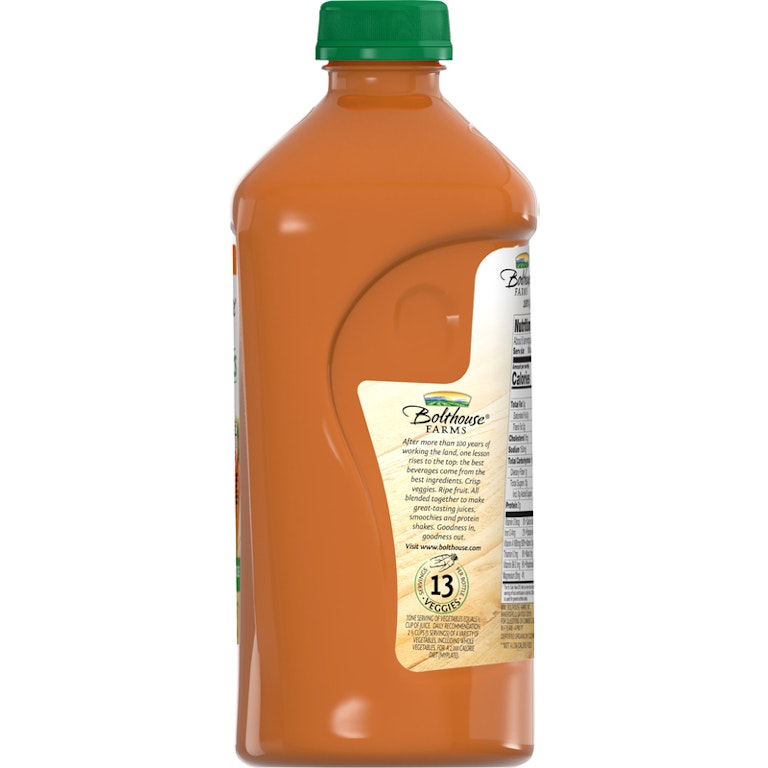 Bolthouse Farms 100% Organic Carrot Vegetable Juice, 52 oz Giant