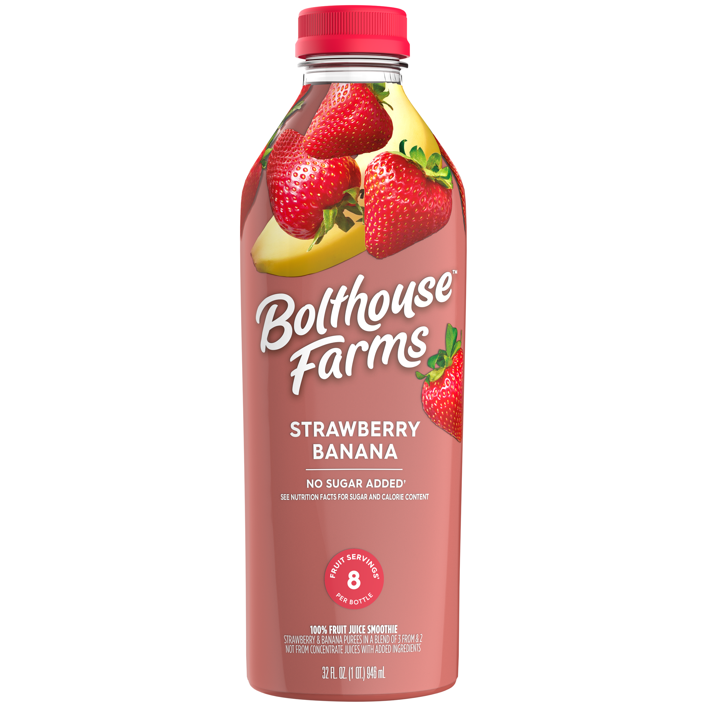 Strawberry　0612　★ Bolthouse Farms Strawberry Banana Fruit Juice Smoothie, 32