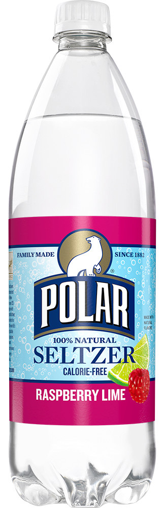Polar Seltzer Water Raspberry Lime, 1 L bottle | Giant Eagle