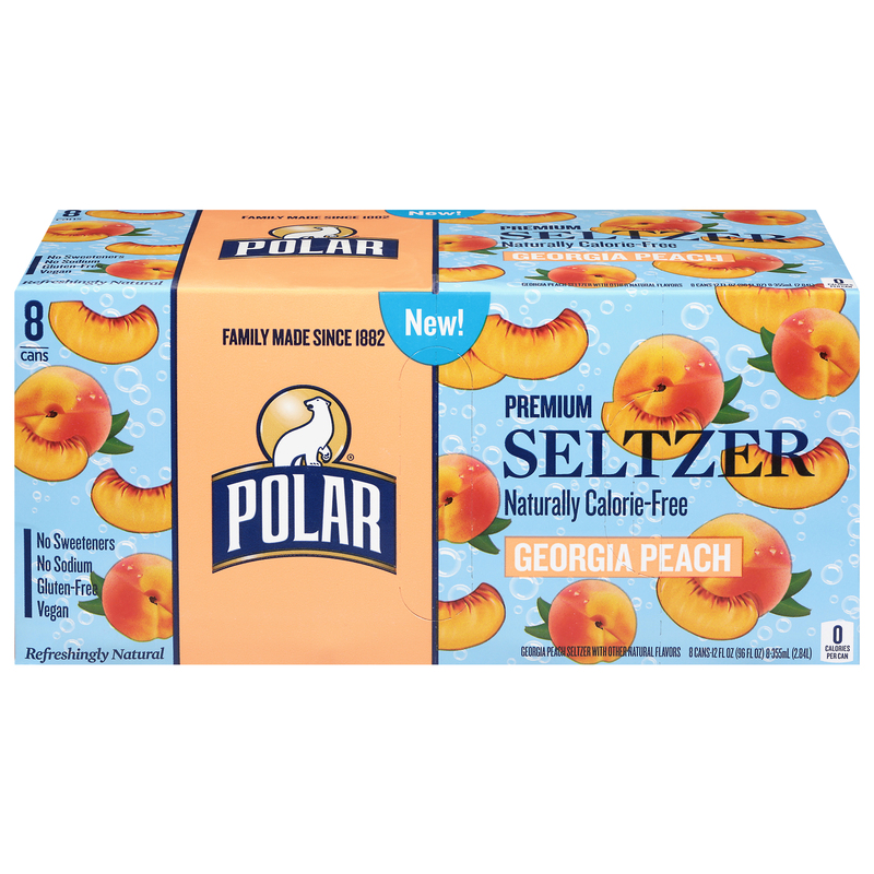 Polar Premium Georgia Peach Seltzer | Giant Eagle | Because It