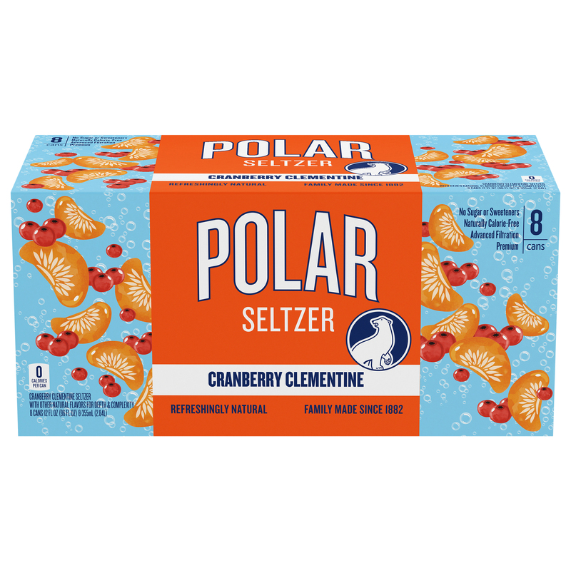 Polar Cranberry Clementine Seltzer | Giant Eagle | Because It