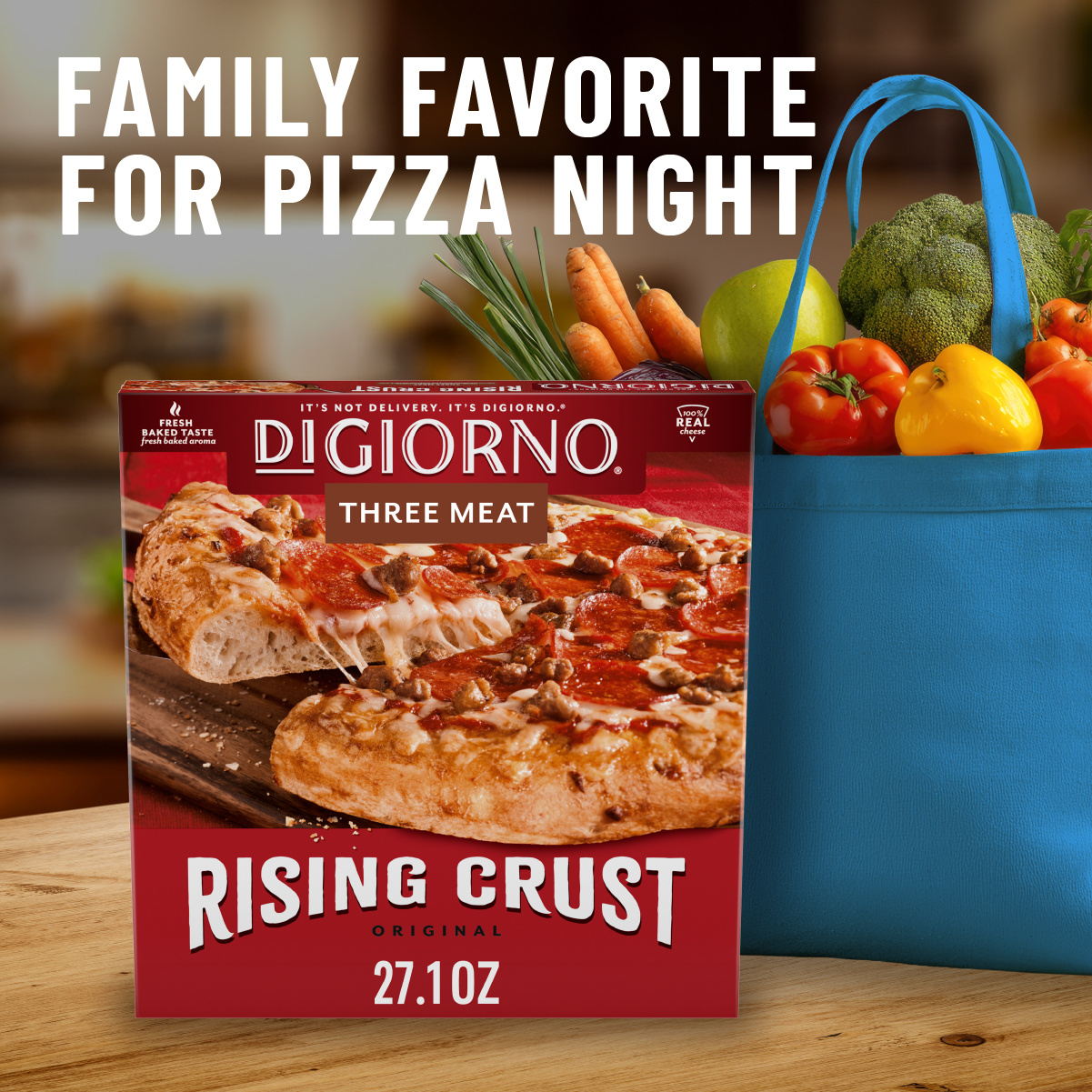 DiGiorno Rising Crust 3 Meat Frozen Pizza | Giant Eagle | Because