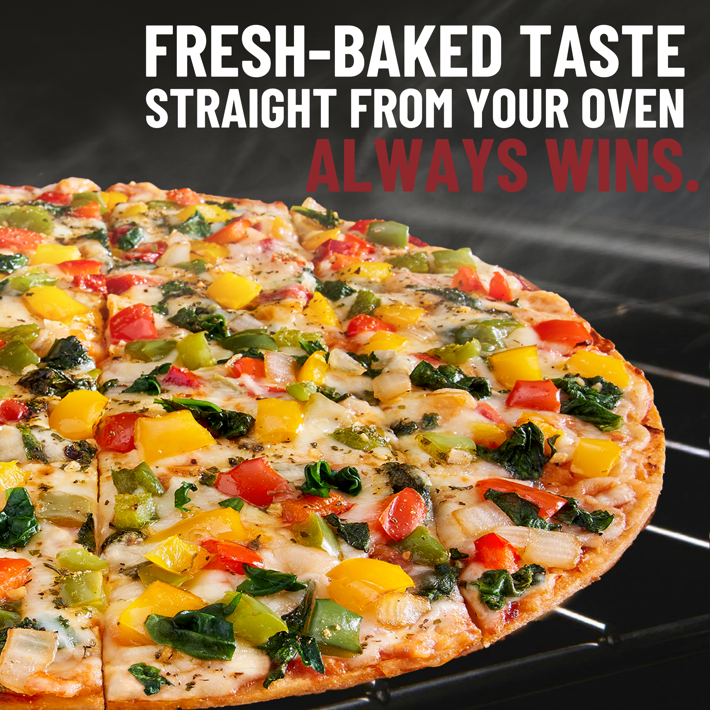 DiGiorno Loaded Ultra Thin Crust Veggie Lovers Frozen Pizza