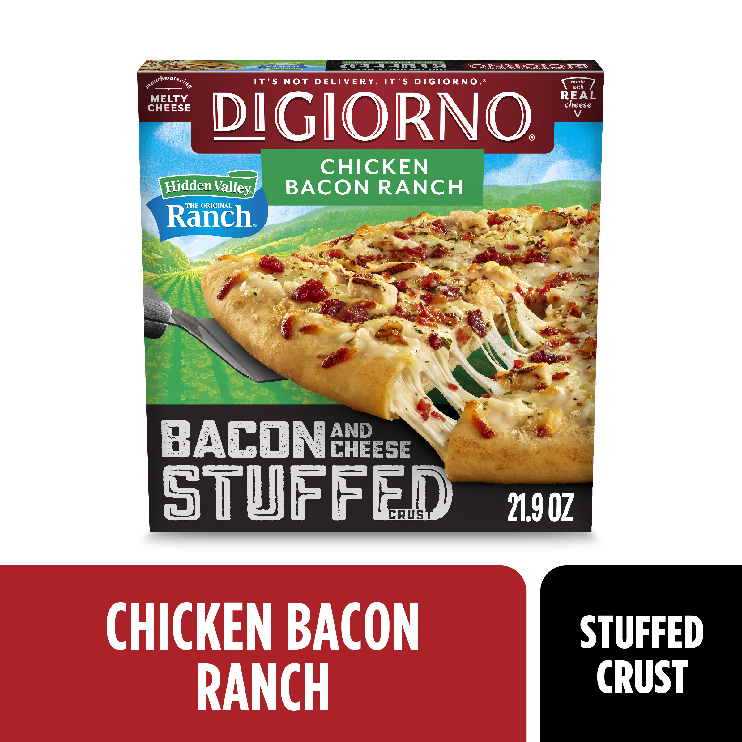 DiGiorno Chicken Bacon Ranch Pizza, Hidden Valley Ranch