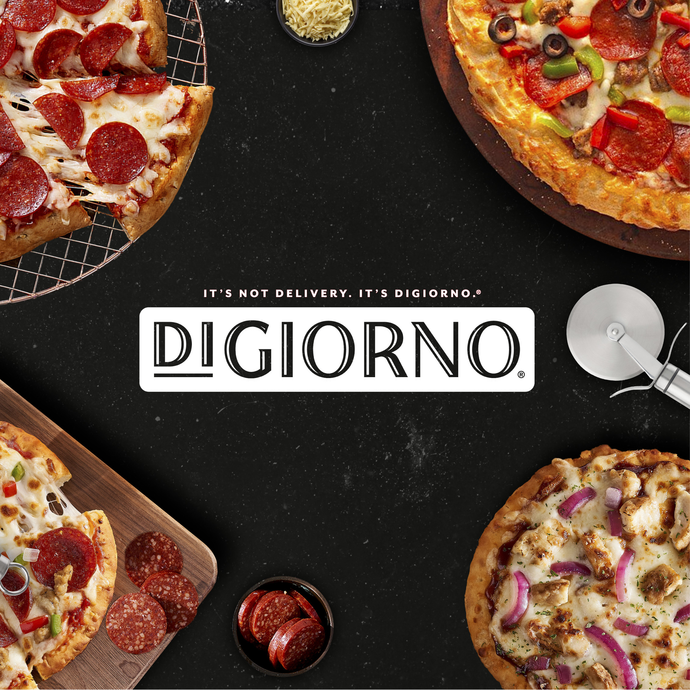 DiGiorno Detroit Style Crust Double Pepperoni Pizza (Frozen