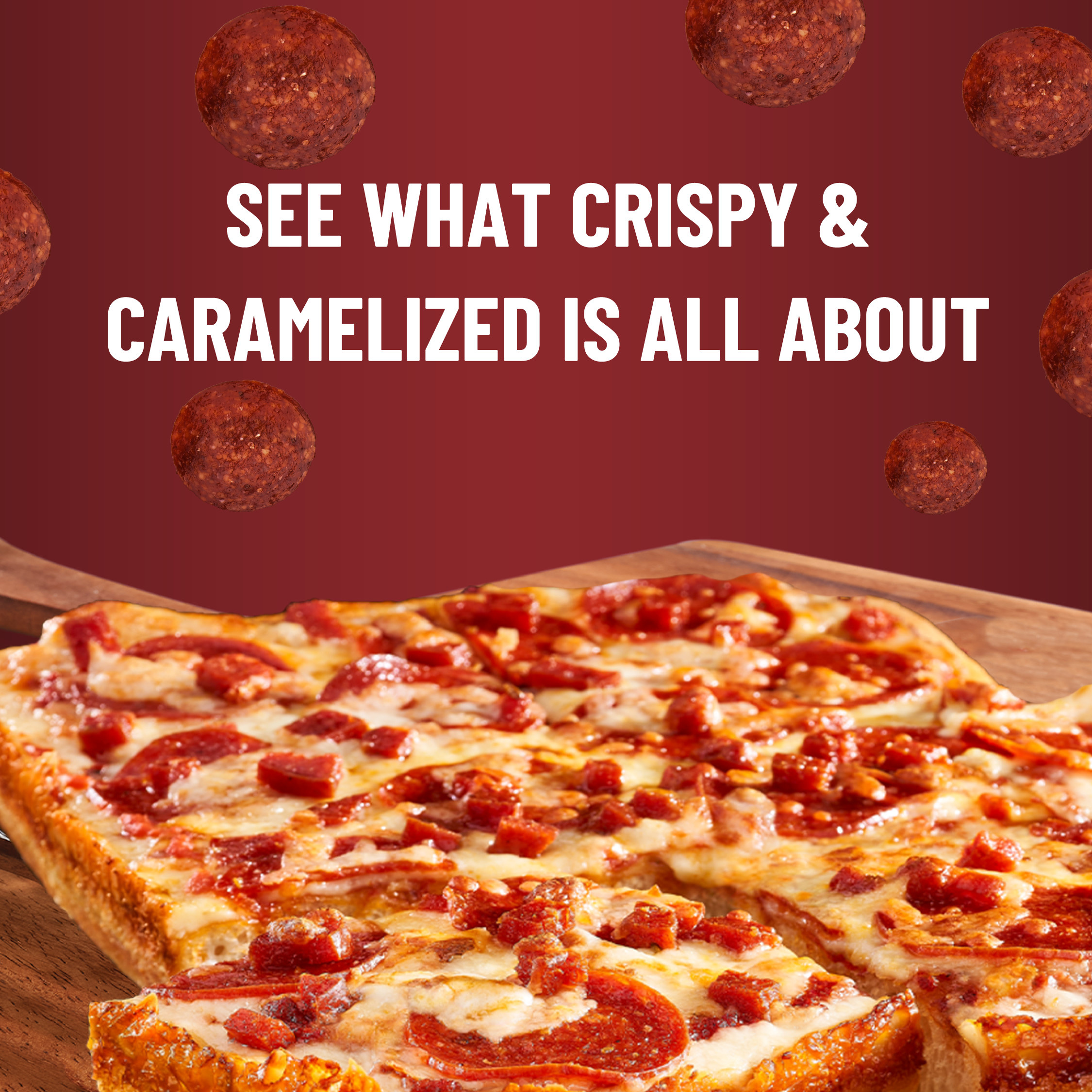 DiGiorno Detroit Style Crust Double Pepperoni Pizza (Frozen