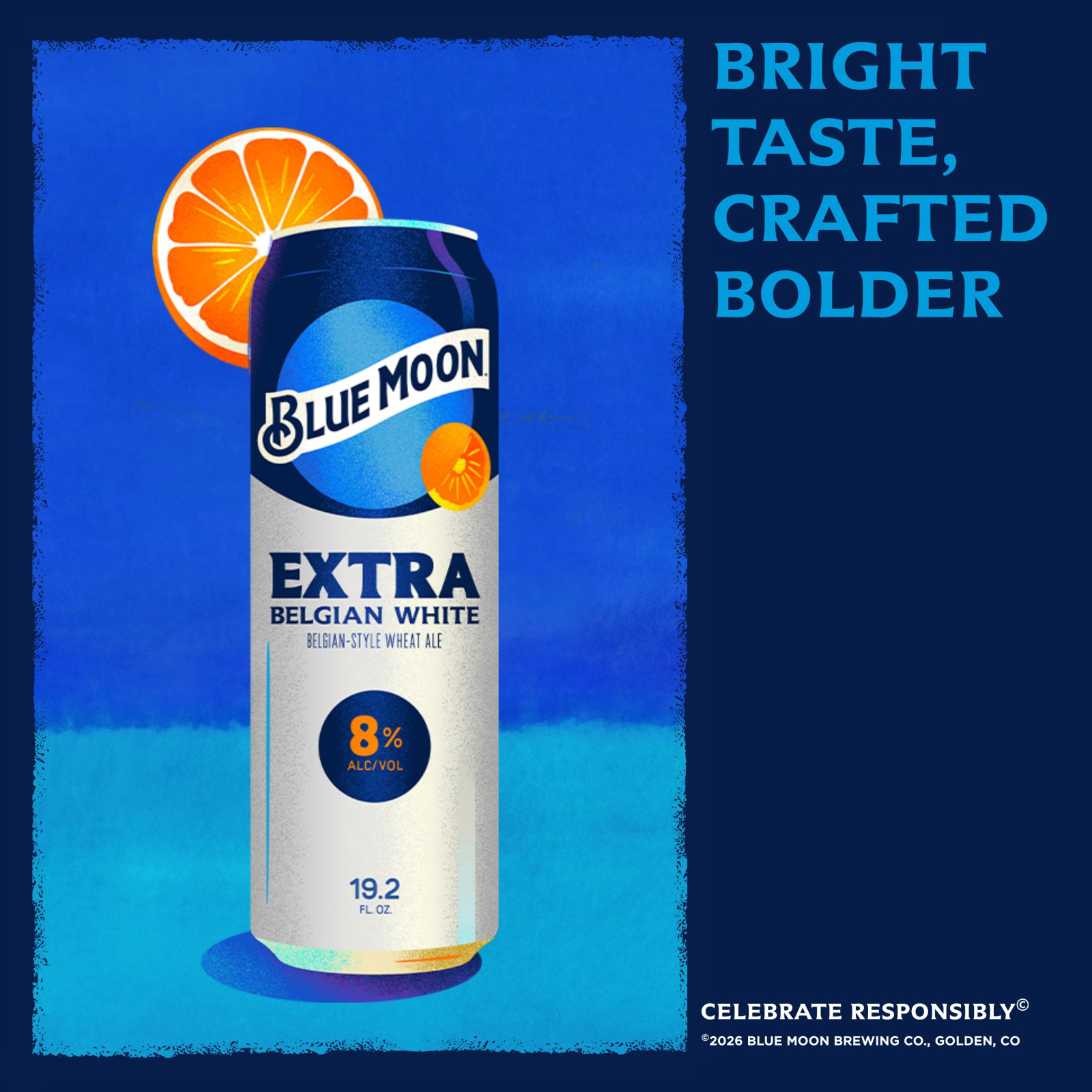Blue Moon Extra Belgian White Belgian-Style Wheat Ale Beer 8.0