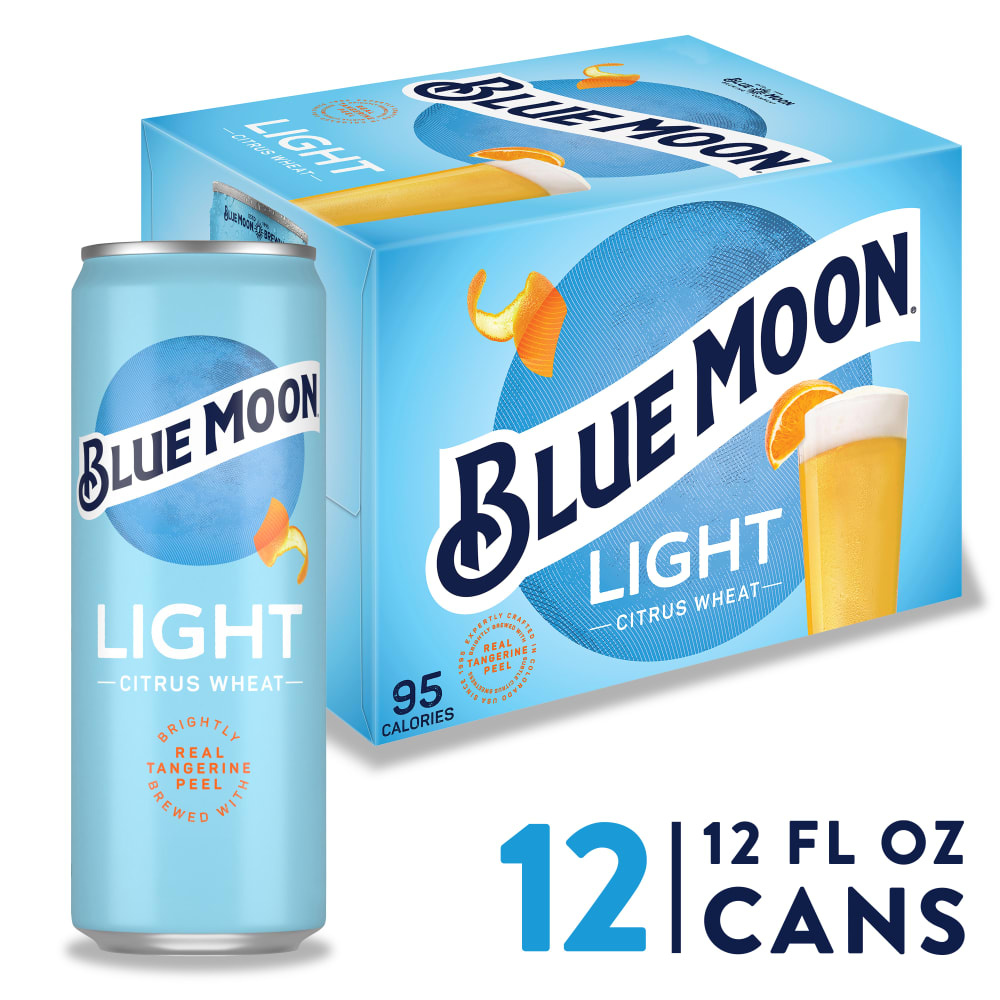 GFチ10*2◯● Blue moon1ページ●◯ Blue Moon Light Citrus Wheat Craft Beer 4.0% ABV, 12 Pack, 12.0 fl