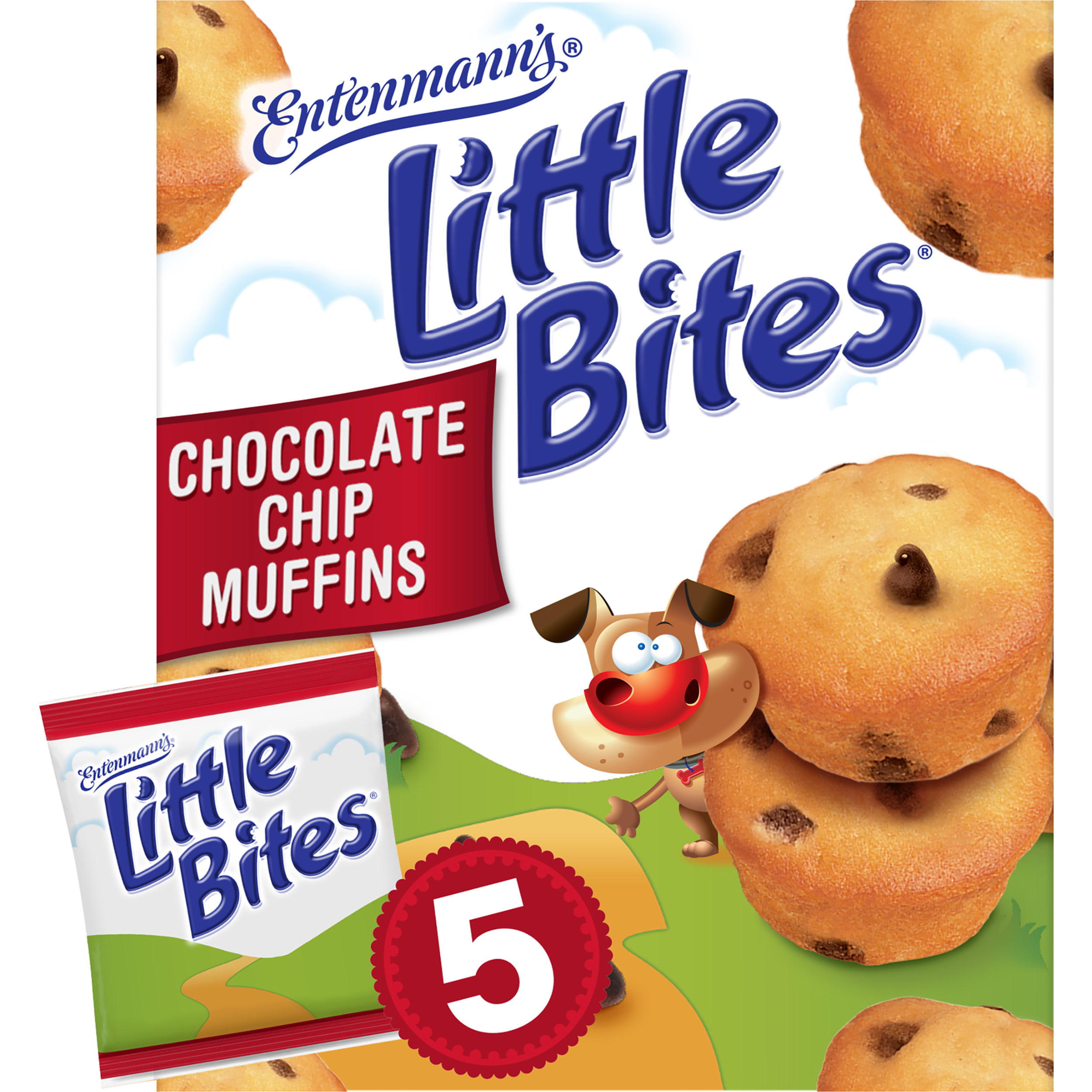 Little Bites Chocolate Chip Muffins, 5 packs, Real Chocolate Mini