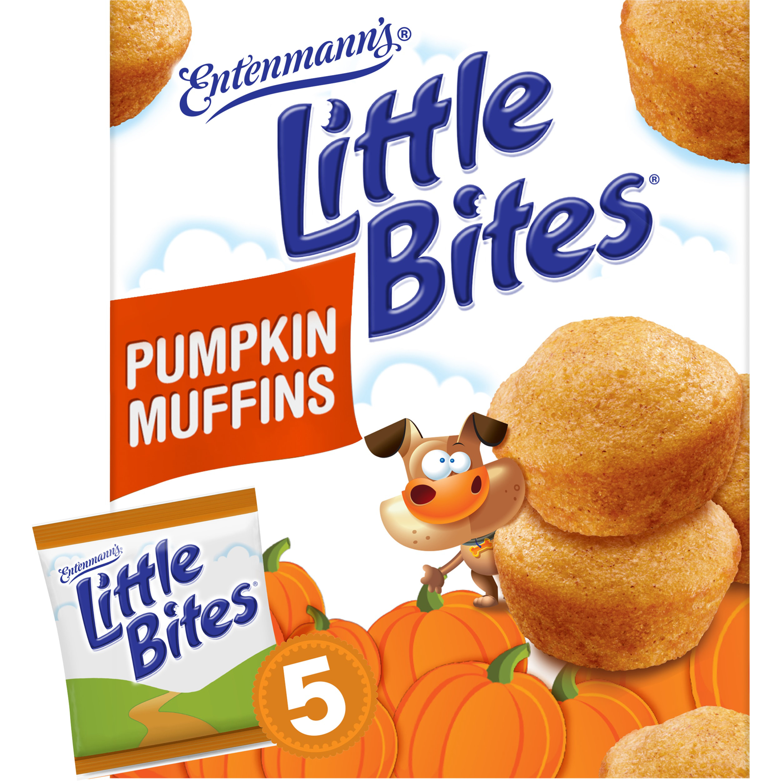 Little Bites Pumpkin Muffins, 5 packs, Mini Muffins, 8.25 oz