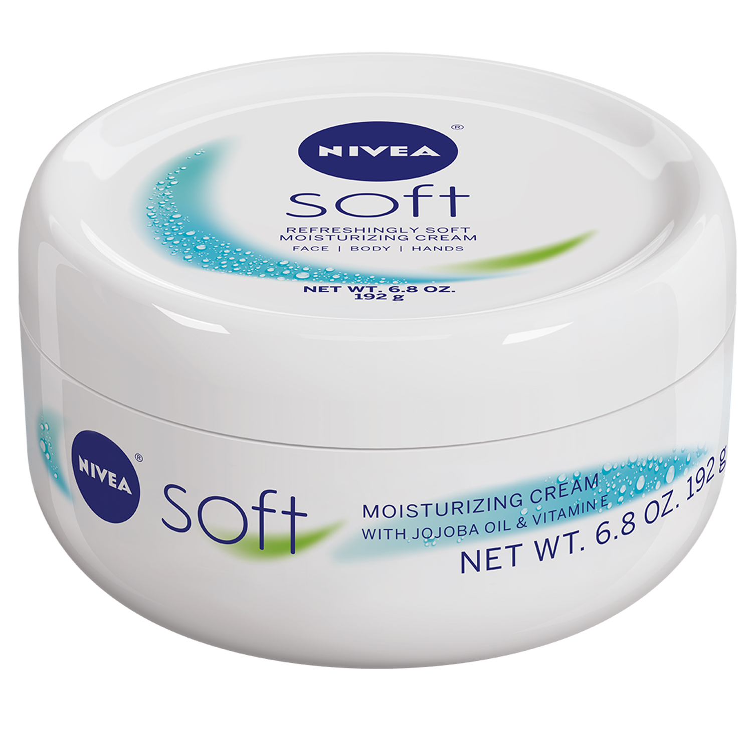 NIVEA Soft Cream, Refreshingly Soft Moisturizing Cream, 6.8