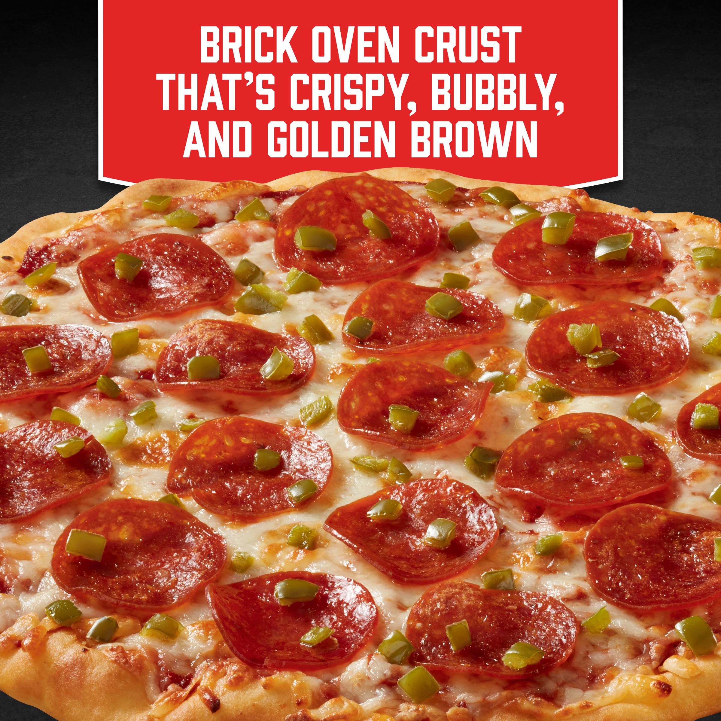 Red Baron Pepperoni & Jalapeño Brick Oven Crust Frozen Pizza