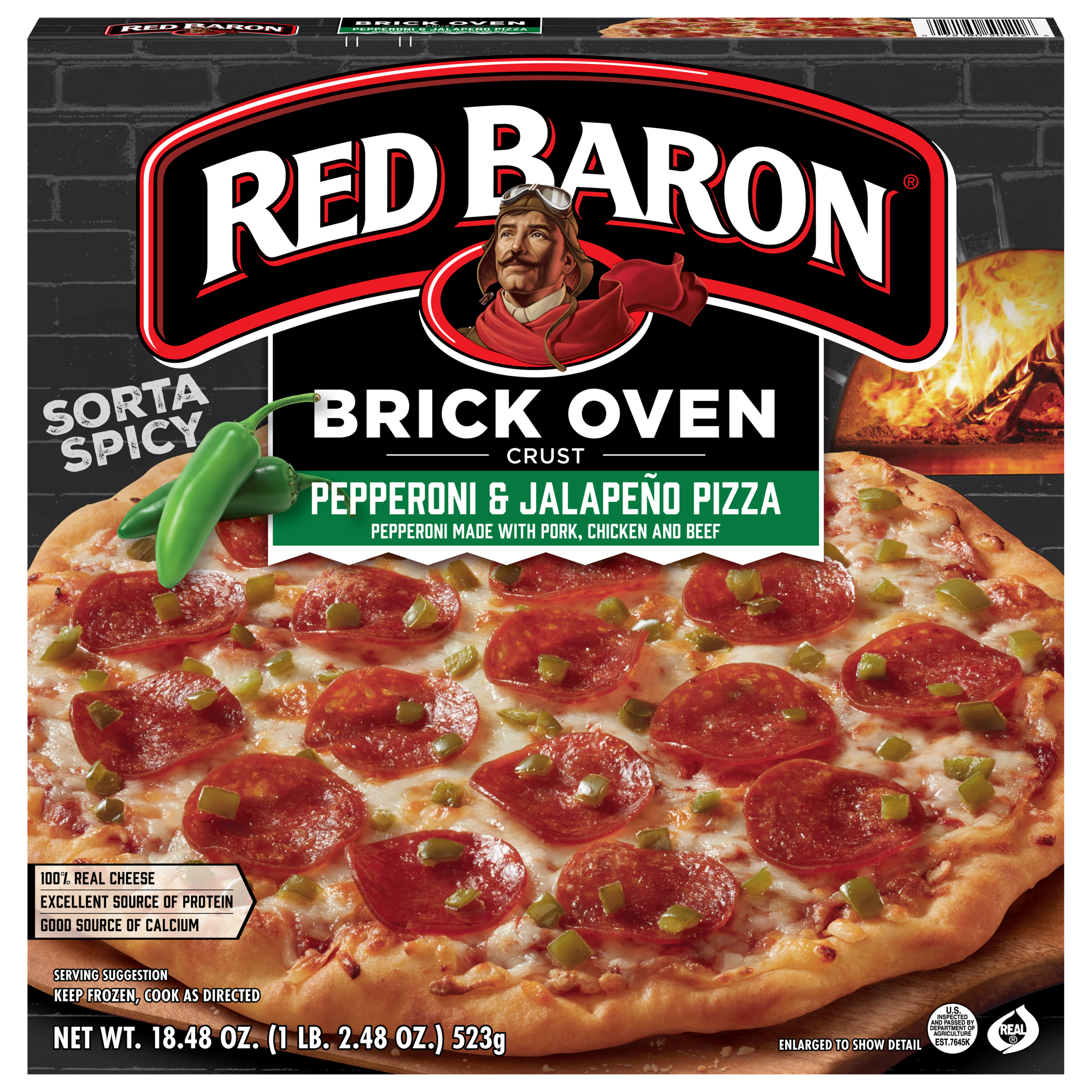 Red Baron Pepperoni Classic Crust Frozen Pizza | Giant Eagle