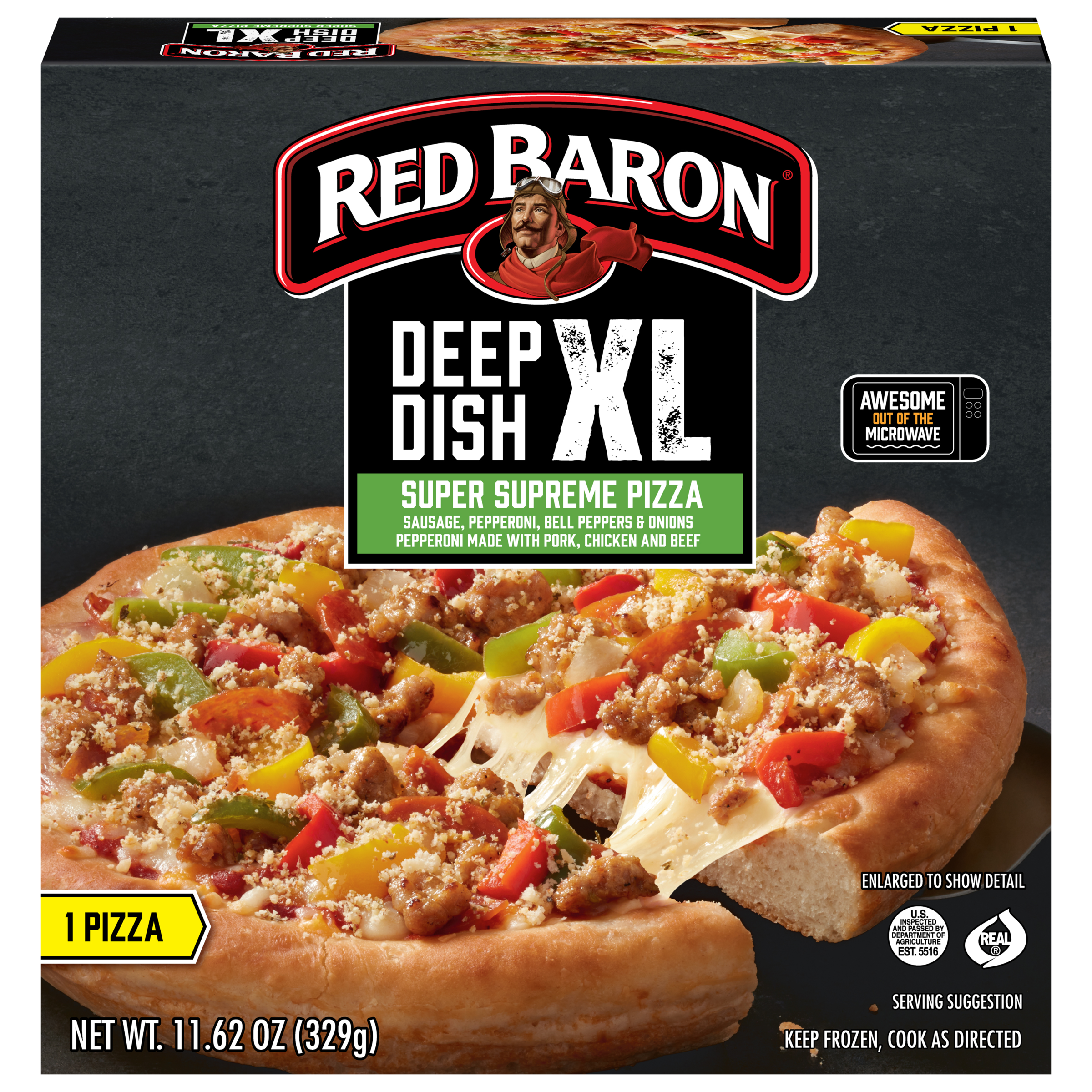 Red Baron Deep Dish XL Super Supreme Frozen Pizza | Giant Eagle