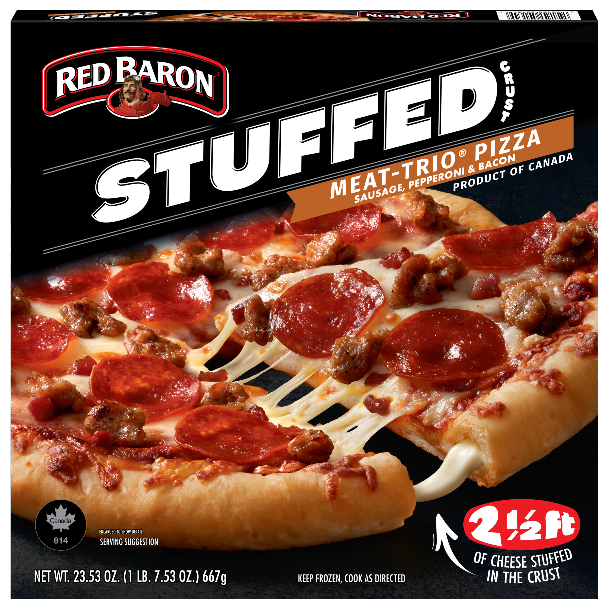 Red Baron Meat Trio Stuffed Crust Frozen Pizza Giant Eagle