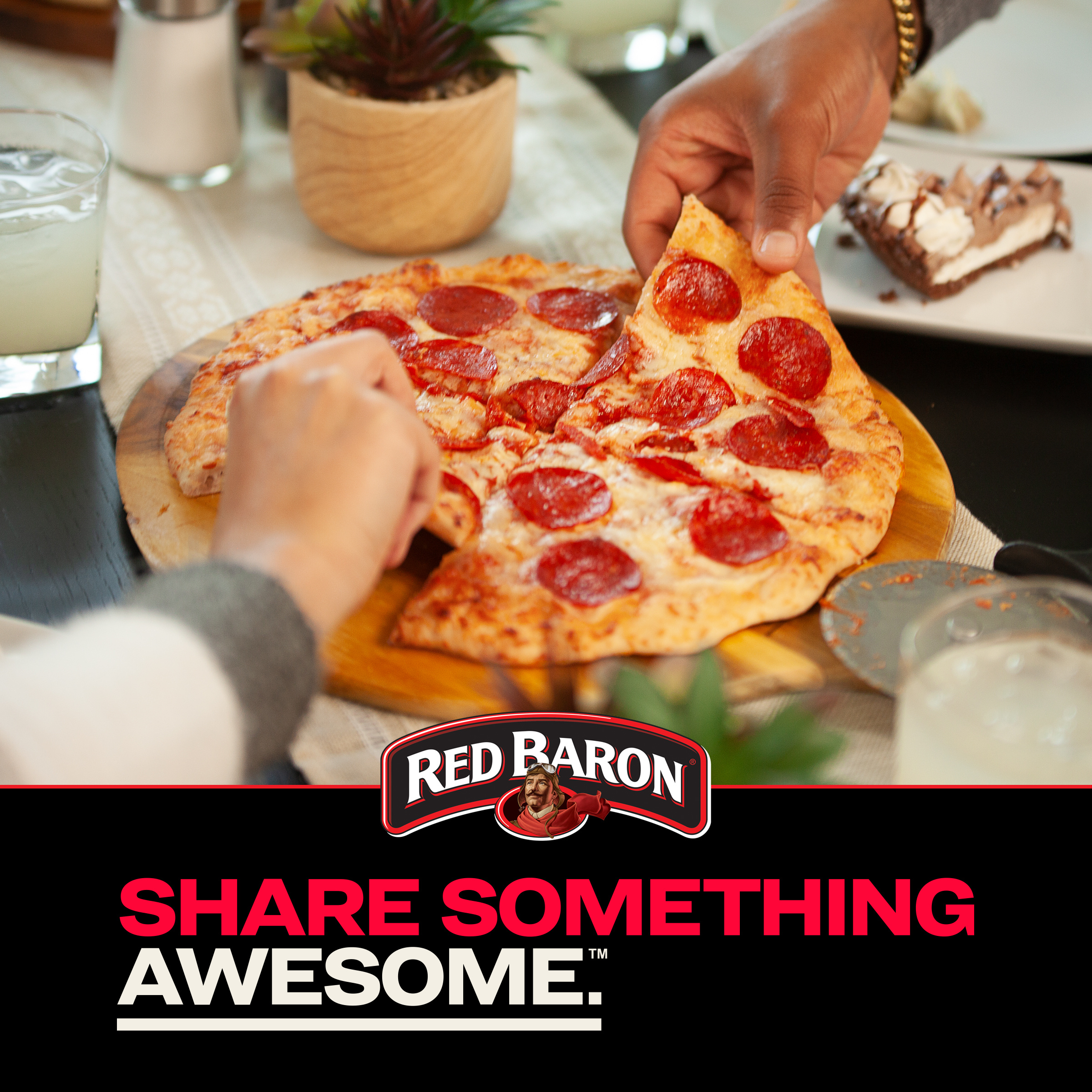 Red Baron Cheese Trio Brick Oven Frozen Pizza | Giant Eagle