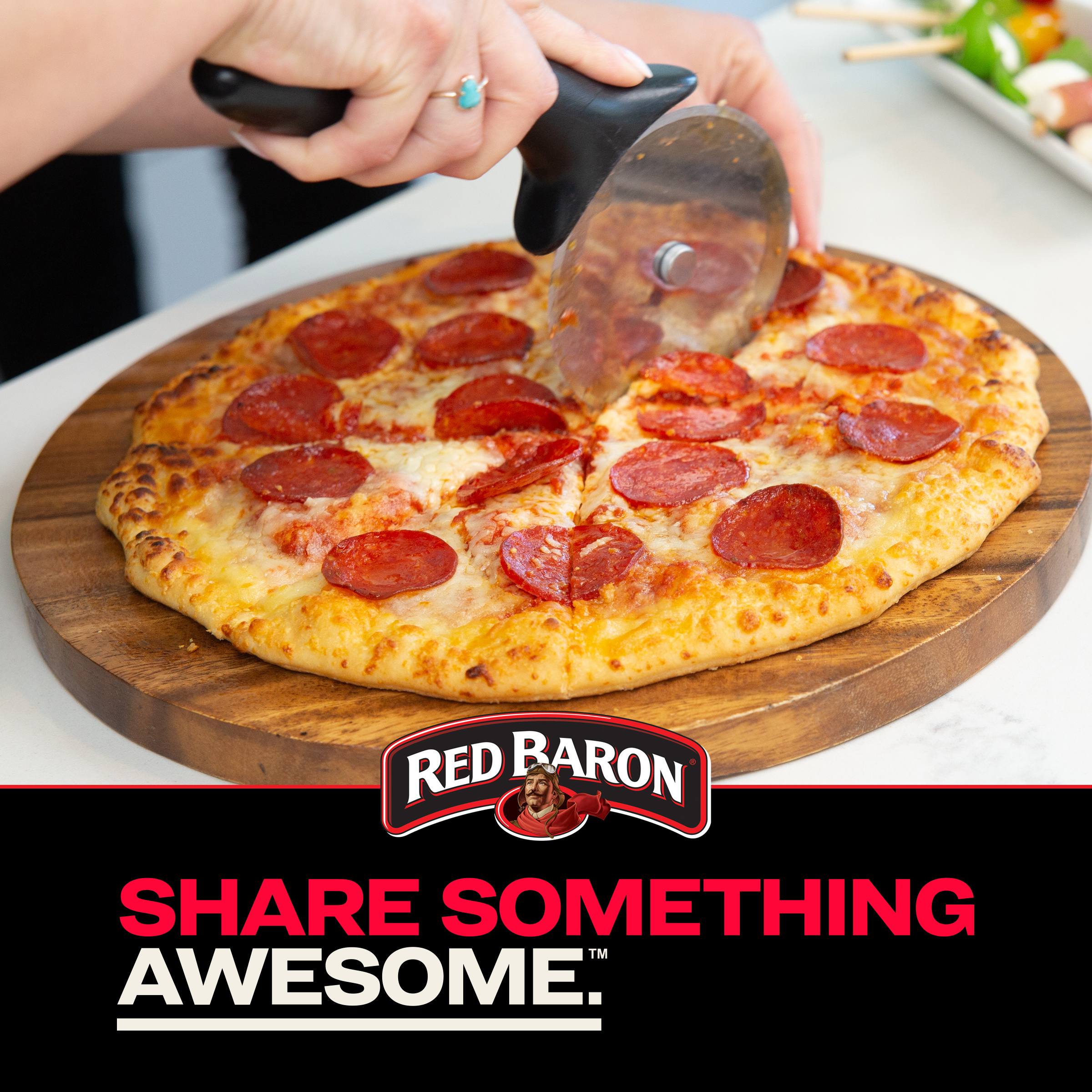 Red Baron Cheese Trio Brick Oven Frozen Pizza | Giant Eagle