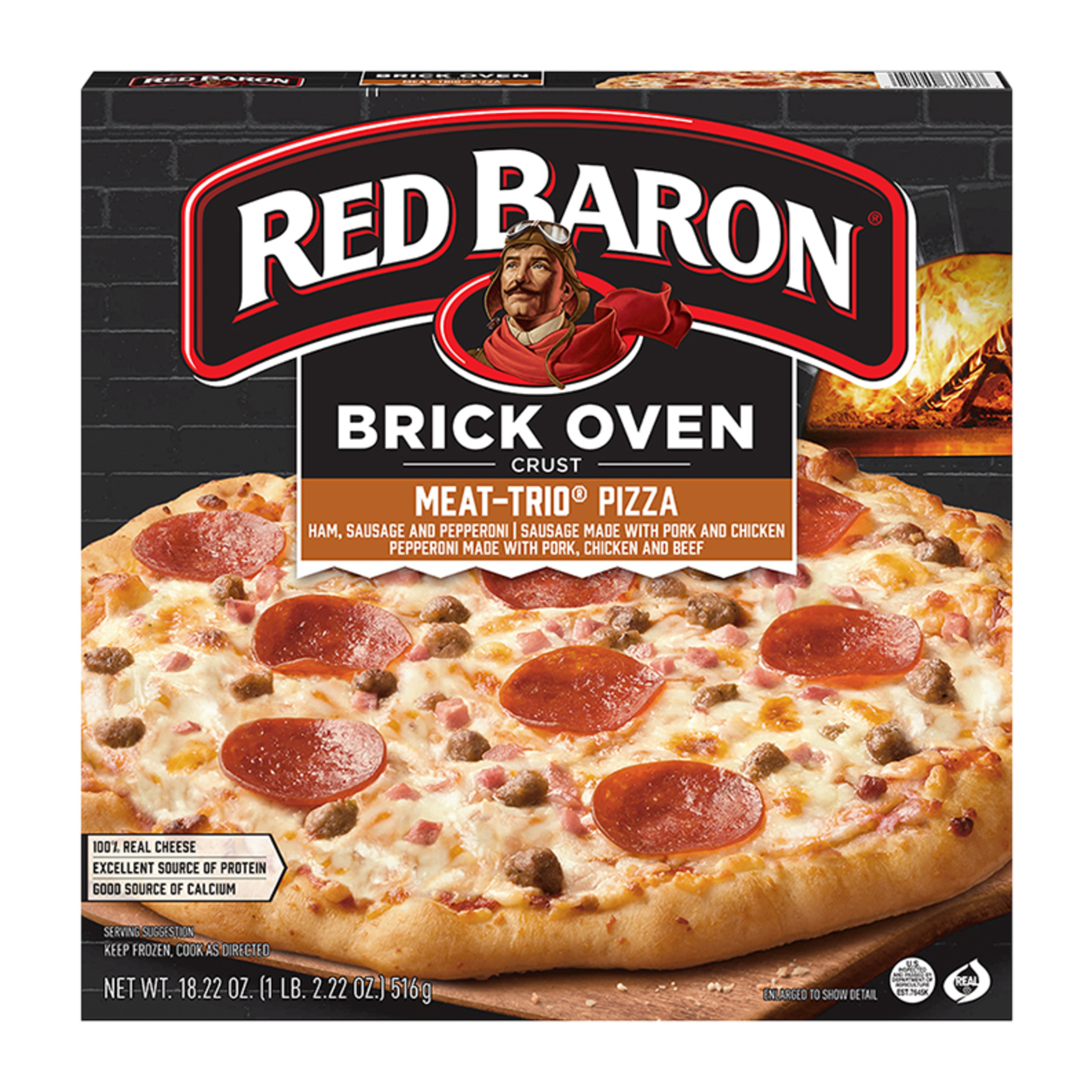 Red Baron Meat Trio Brick Oven Frozen Pizza Giant Eagle