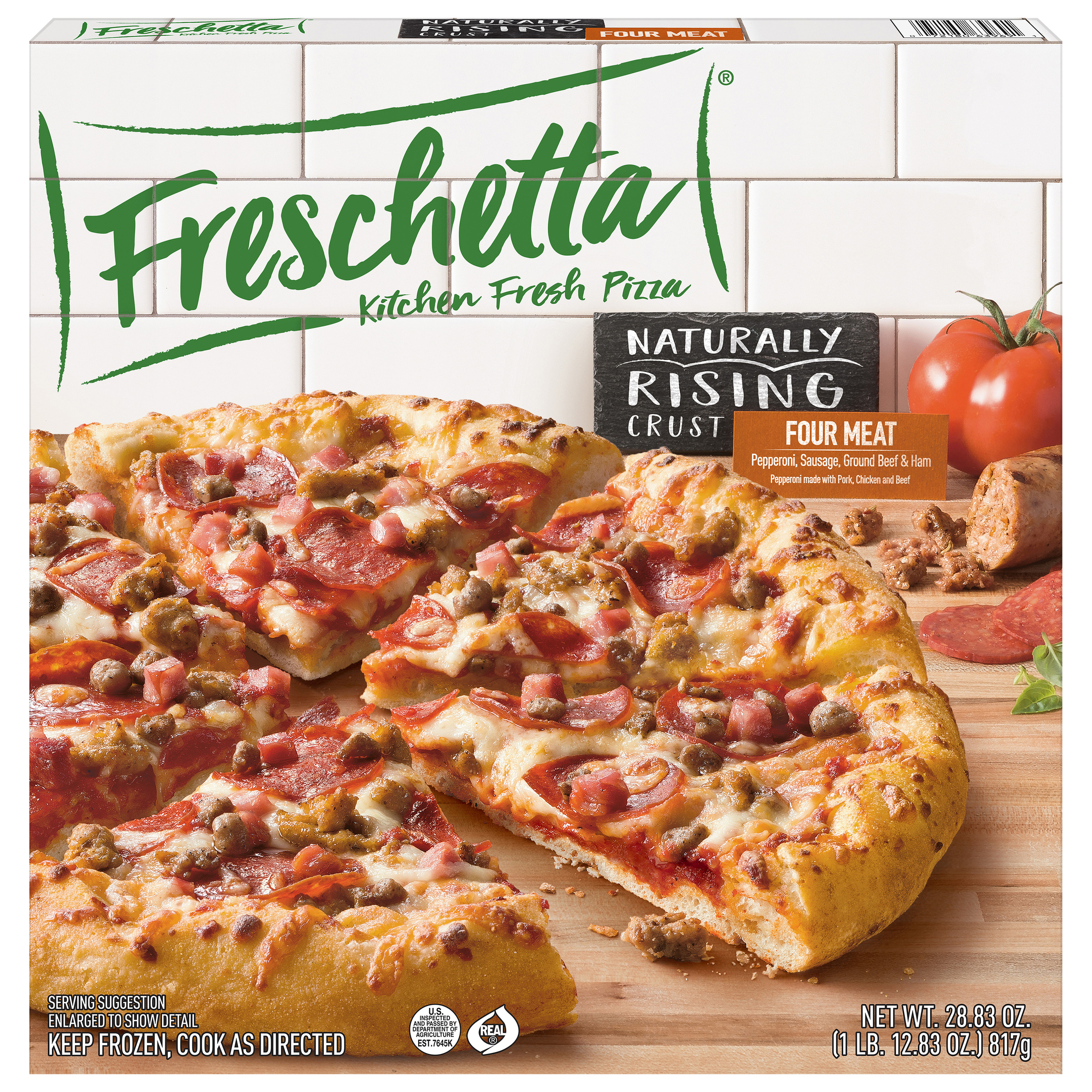 Freschetta Four Meat Naturally Rising Crust Frozen Pizza | Giant