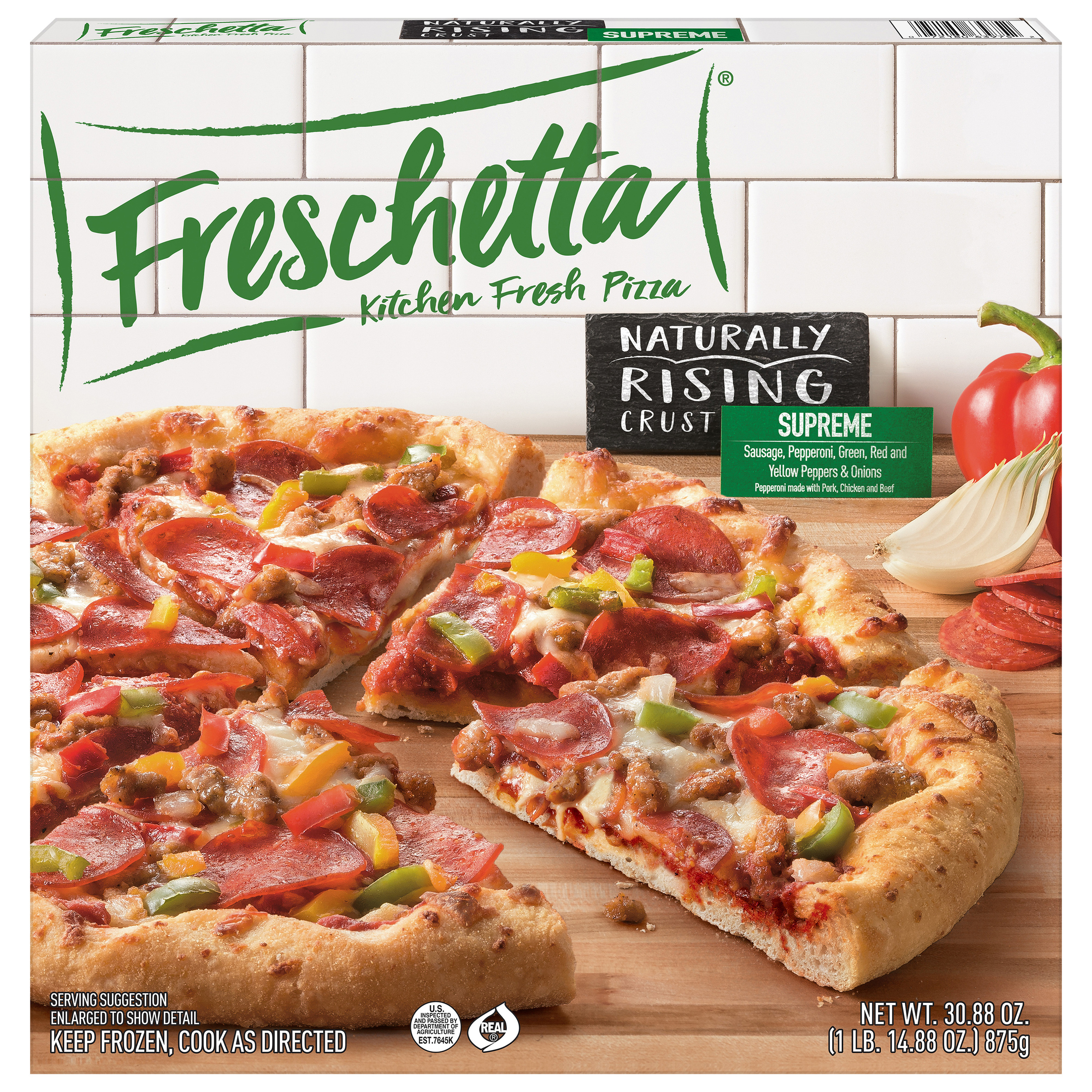 Freschetta Garlic Duo Sausage Frozen Pizza | Giant Eagle | Because