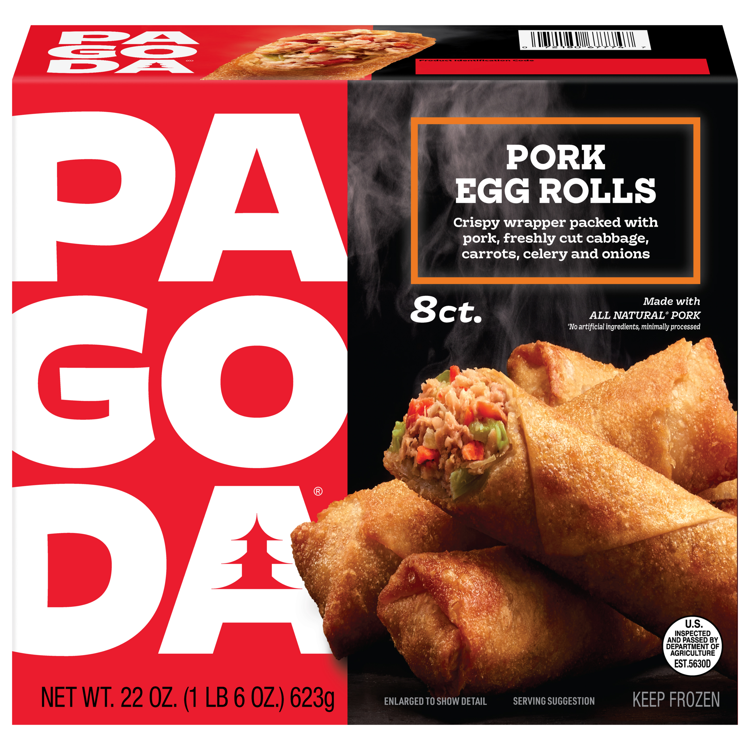 Pagoda Frozen Crunchy Crispy Pork Egg Rolls Giant Eagle