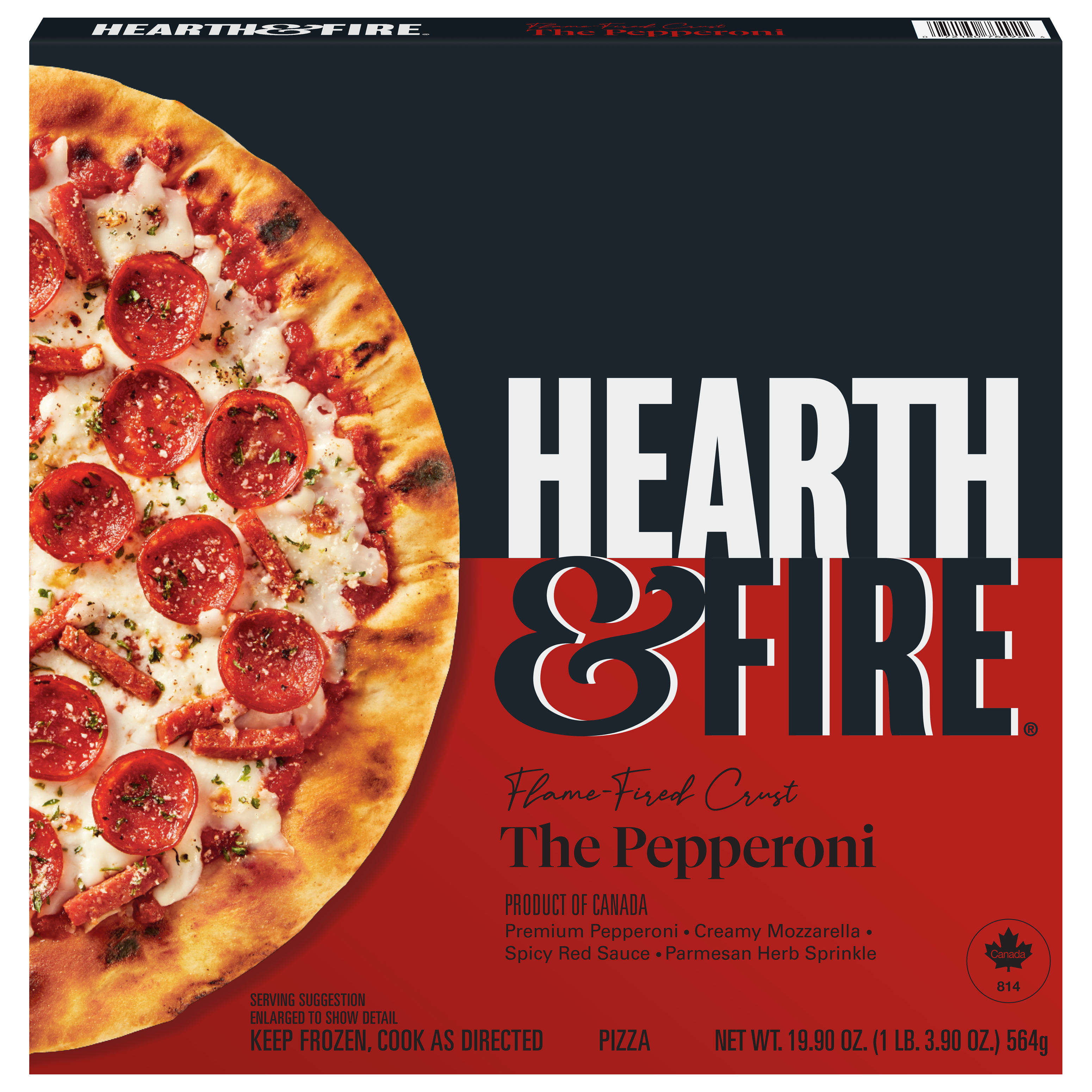 Hearth & Fire The Pepperoni Flame Fired Crust Frozen Pizza | Giant