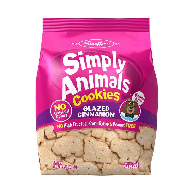 Stauffer's Simply Animals Glazed Cinnamon Animal Cookies | Giant