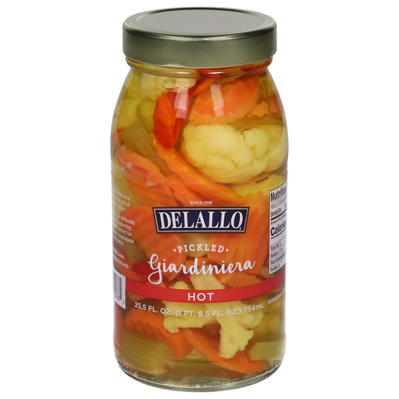 DeLallo Giardiniera, Pickled, Hot | Giant Eagle | Because It