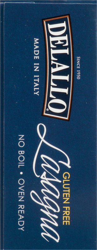 Delallo Lasagna, Gluten Free | Giant Eagle | Because It Matters
