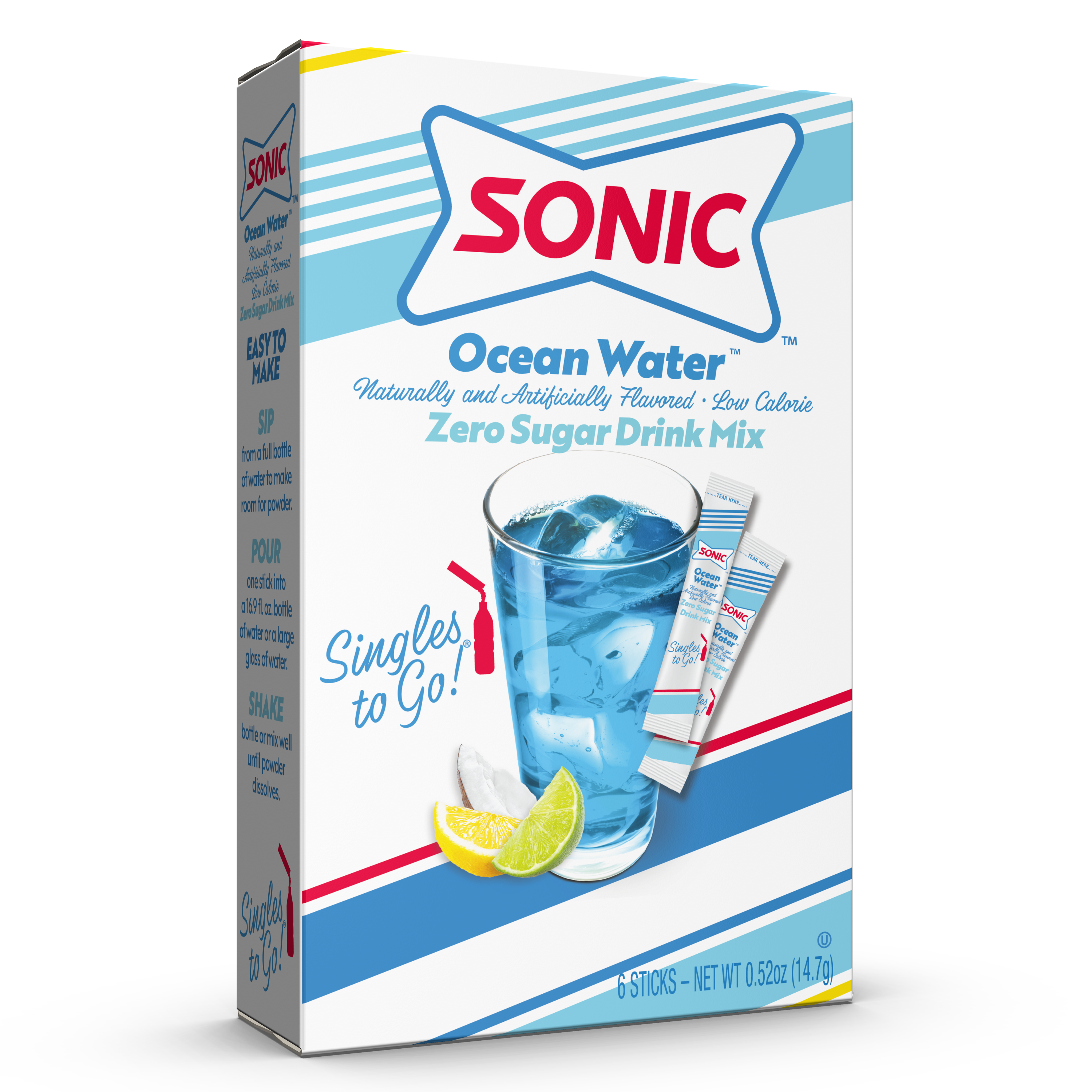 Ocean Spray Zero Sugar White Cran x Strawberry Drink Mix | Giant