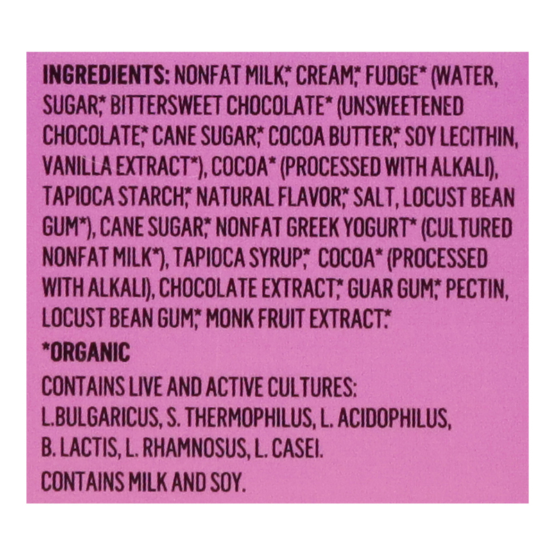 Alden's Organic Dessert Bar, Chocolate Fudge Twist, Greek Yogurt