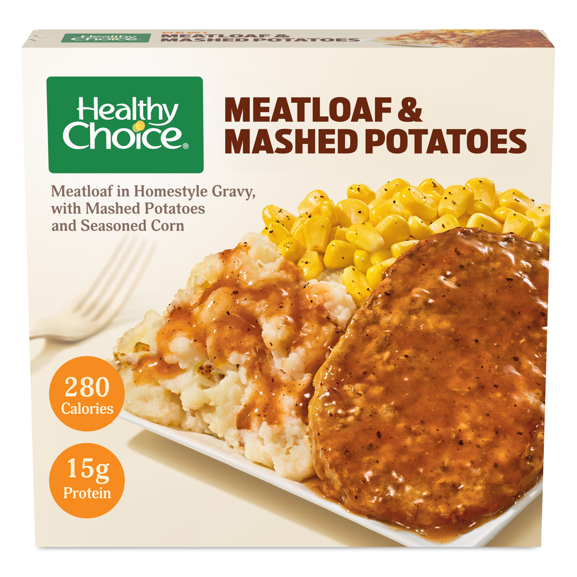 Healthy Choice Meatloaf & Mashed Potatoes, Frozen Meal, 11 oz