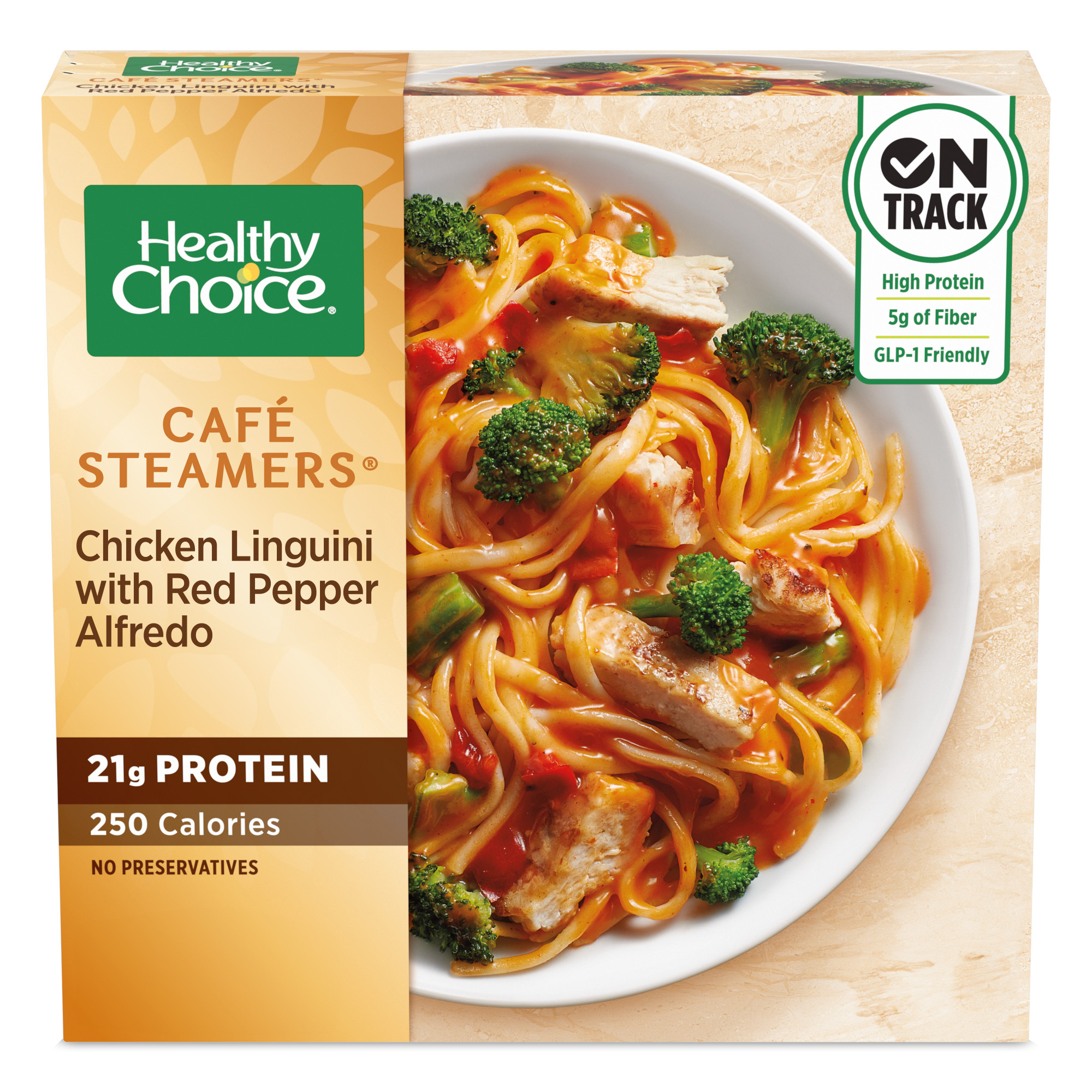 Healthy Choice Cafe Steamers Chicken Linguini With Red Pepper Alfredo,  Frozen Meal, 9.8 oz. Bowl | Giant Eagle | Because It Matters | Grocery  Store & Pharmacy